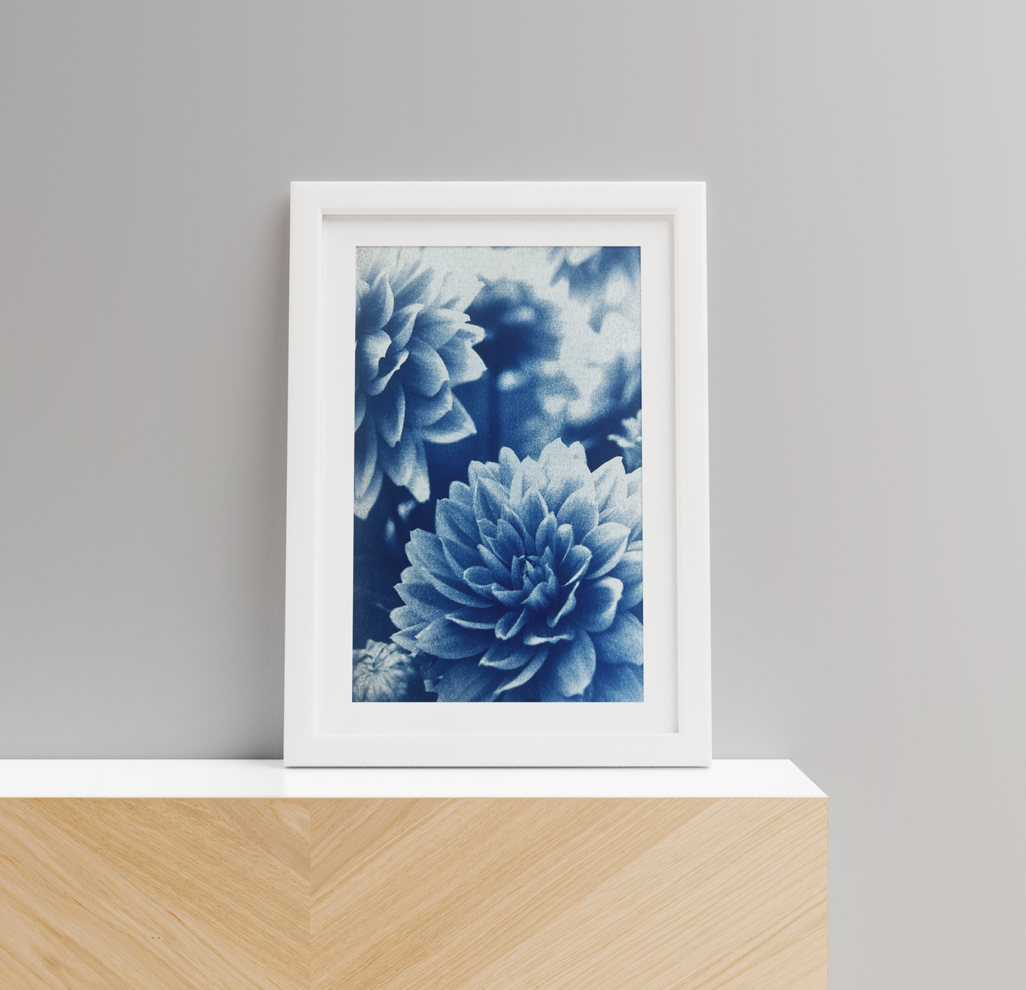 Flowers in Bloom | Cyanotype Print
