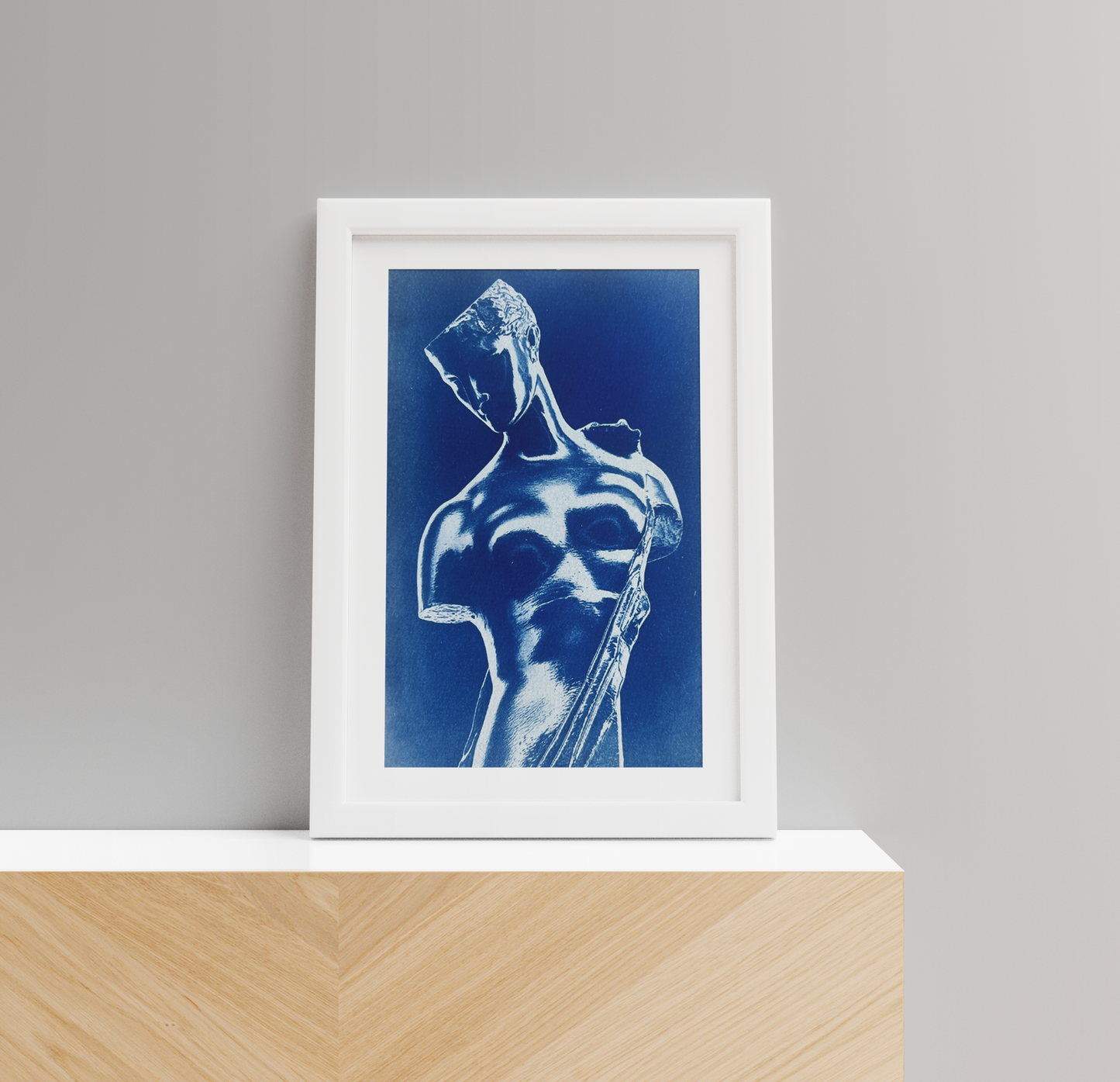 Bust | Cyanotype Print