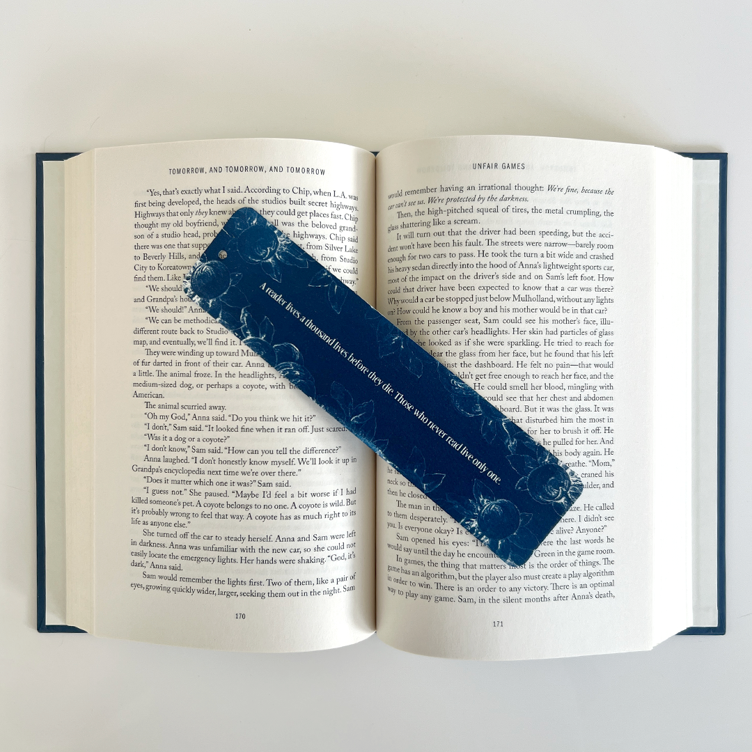 The Lives of Readers in Blue | Bookmark