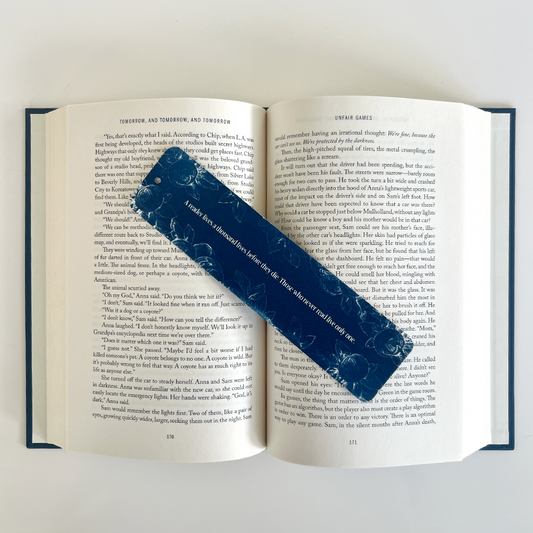 Bookmark | The Lives of Readers in Blue