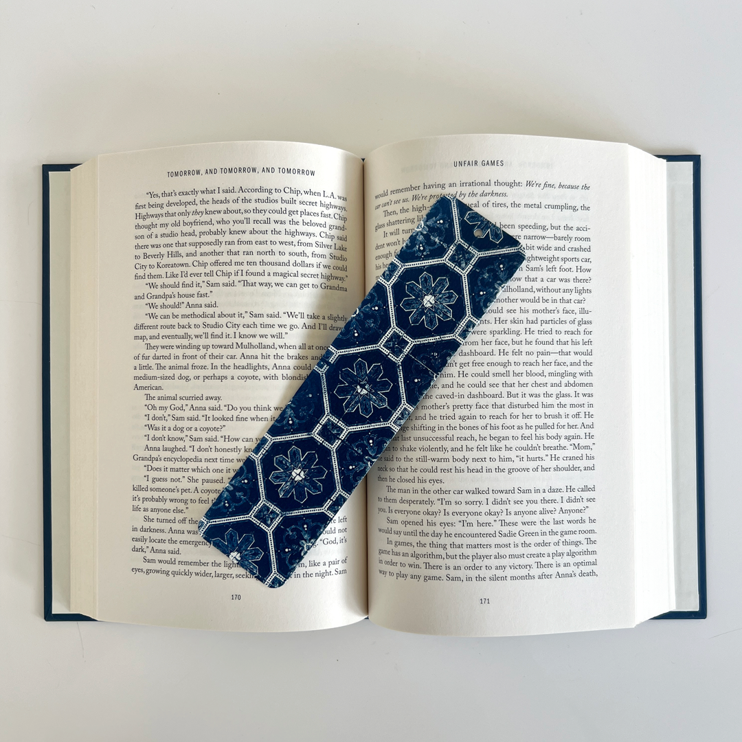 Bookmark | Blue Tiles