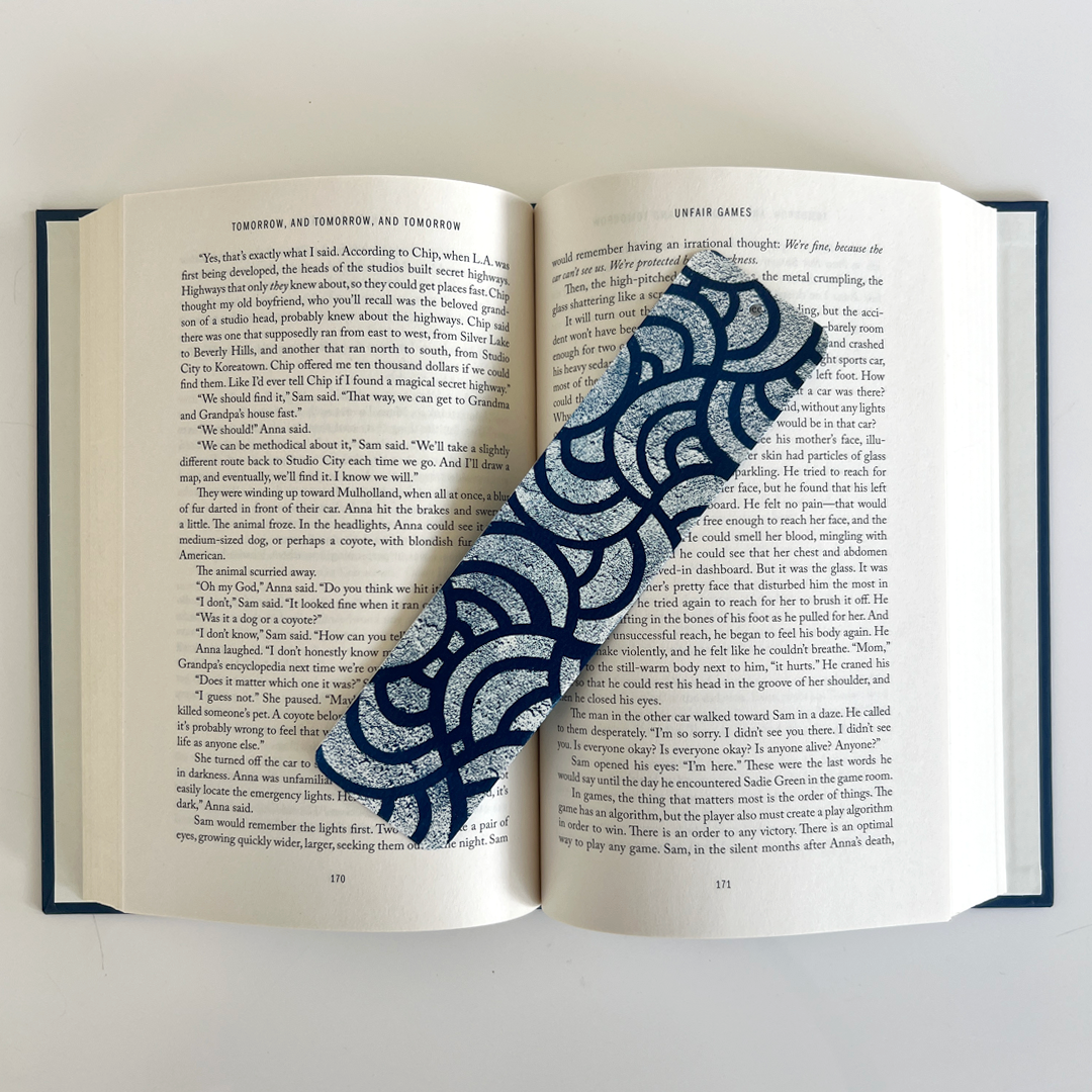 Swirls of Blue | Bookmark