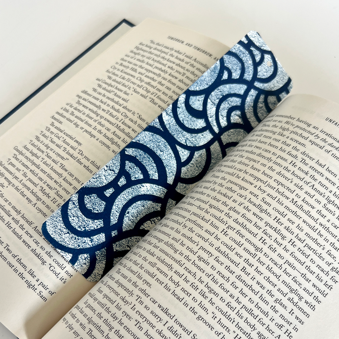 Swirls of Blue | Bookmark