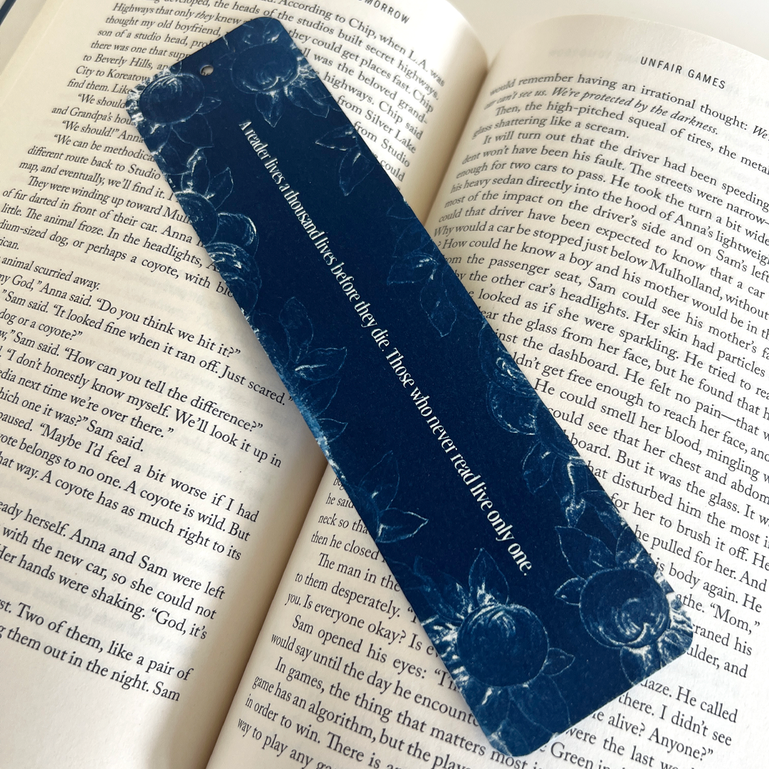 The Lives of Readers in Blue | Bookmark
