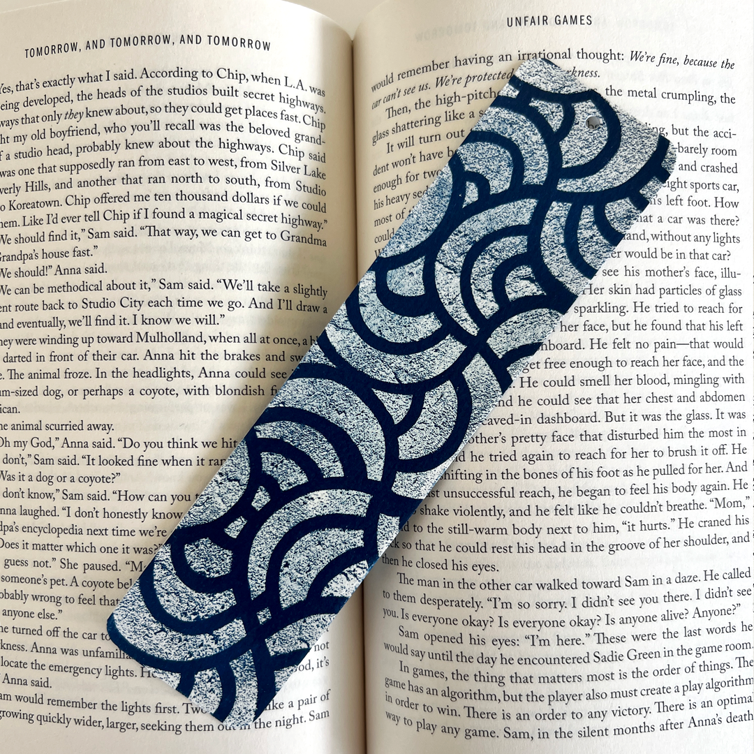 Swirls of Blue | Bookmark