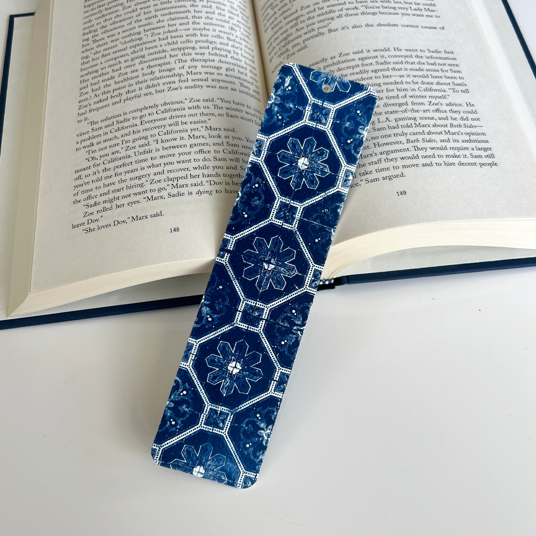 Bookmark | Blue Tiles