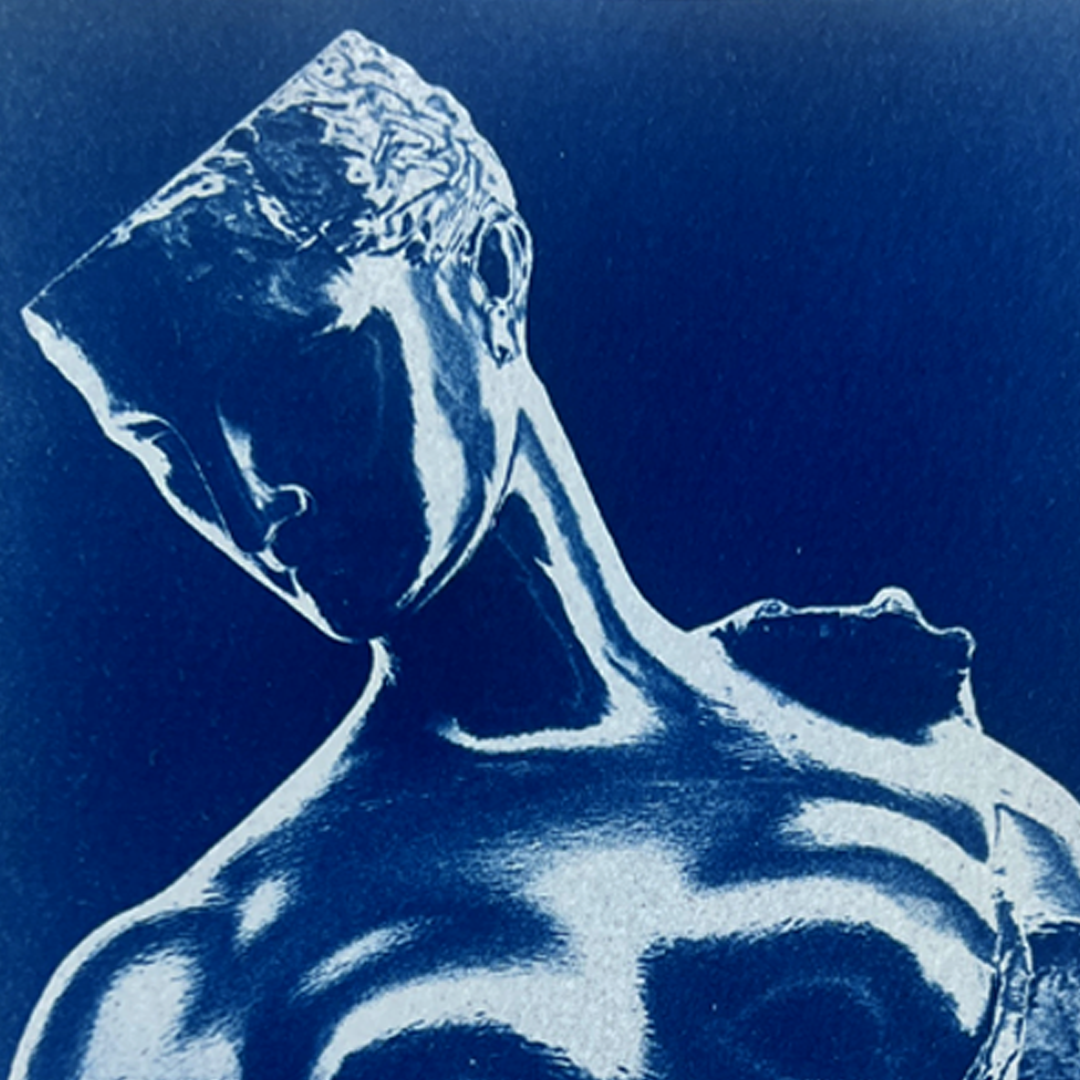 Bust | Cyanotype Print