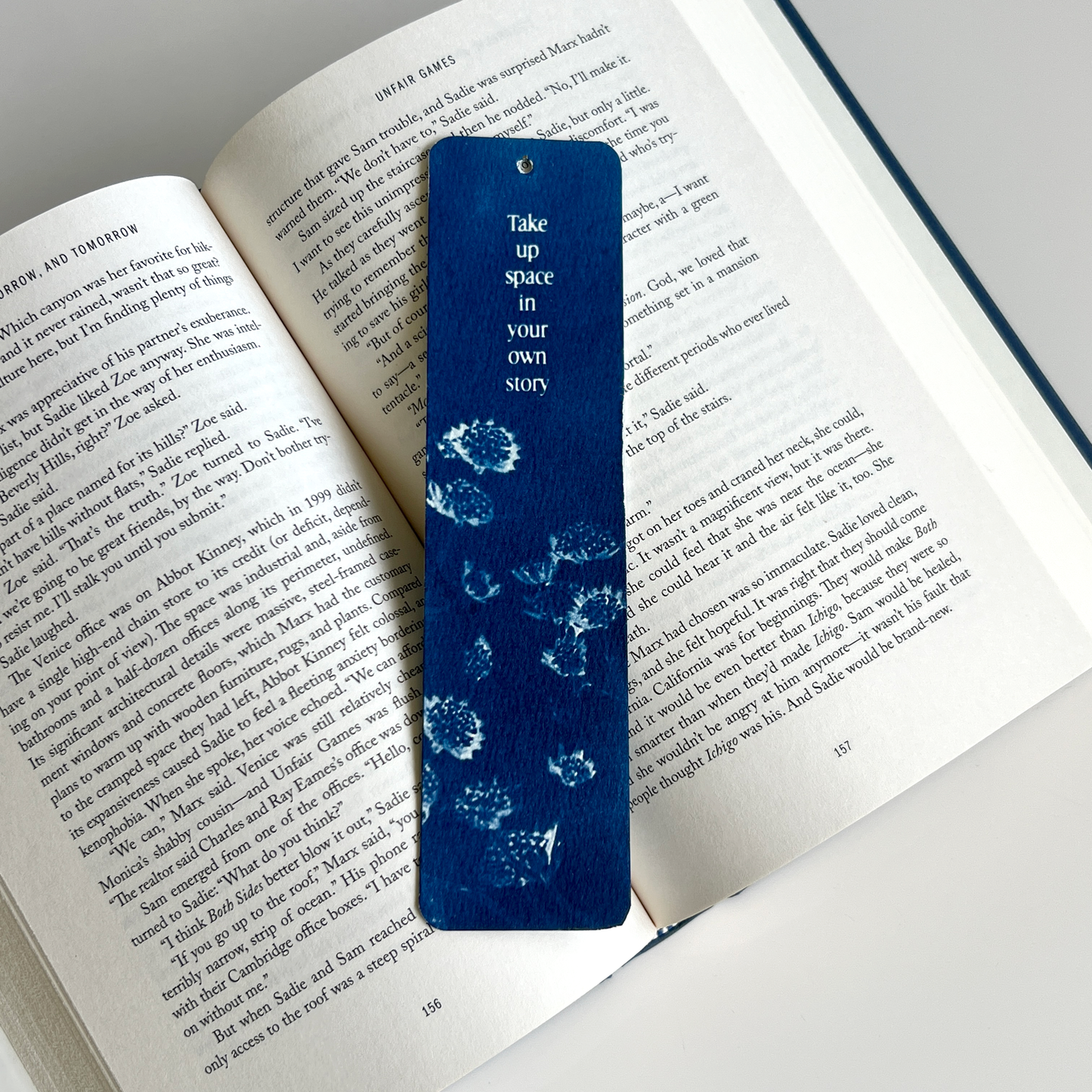 Take Up Space with Pattern | Bookmark