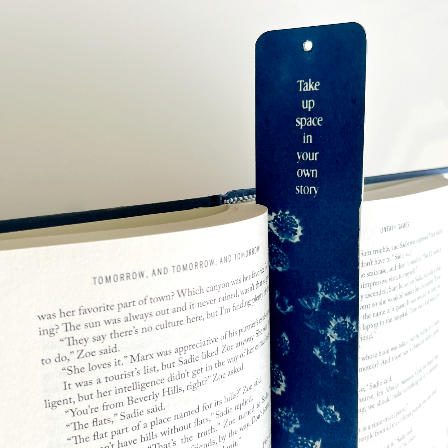 Take Up Space with Pattern | Bookmark