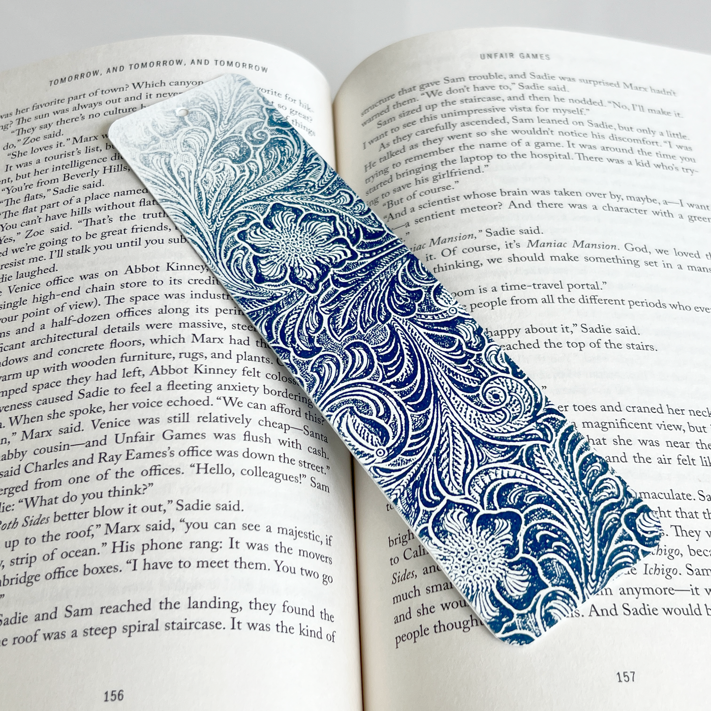 Bookmark | Blue Flora