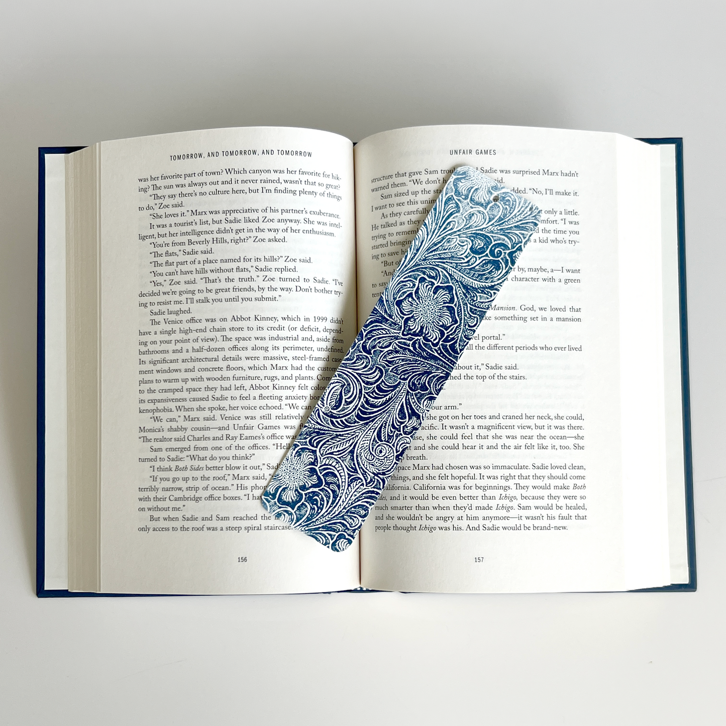 Bookmark | Blue Flora