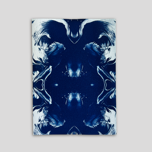 Mirrored Texture I | Cyanotype Print