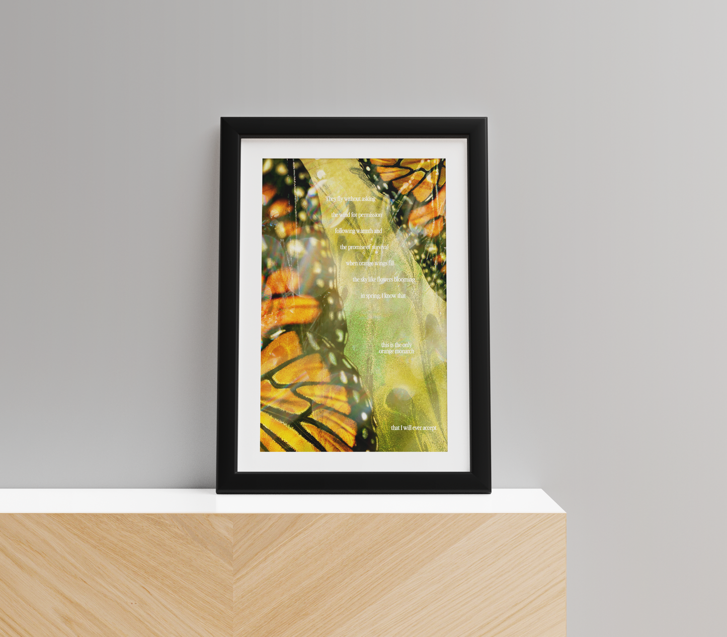 Orange Monarchs | Art Print