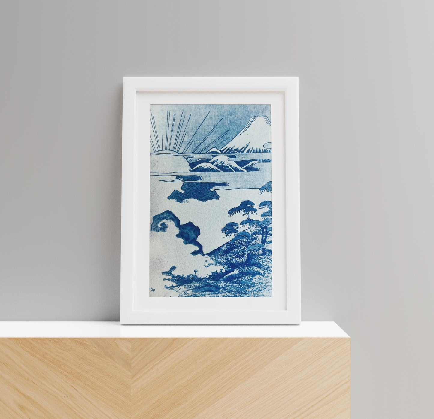 Japan Landscape | Cyanotype Print